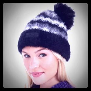 Steve Madden brushed knit hat and scarf